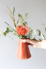 Give Take Bud Vase - Rust