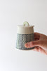 Herringbone Creamer + Sugar - White