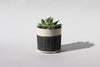 Herringbone Planter - Black