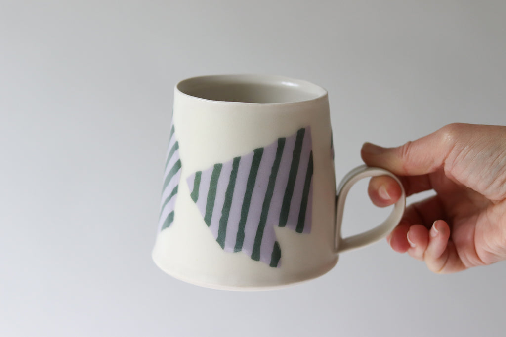 Mug Project: Patches Lavender + Kelp
