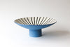 Burst Pedestal Bowl - Sky