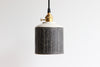 Herringbone Plug-In Pendant - Black