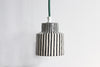 Pinstripe Pendant Swag Light - Sky