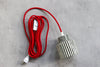 Pinstripe Pendant Swag Light - Winterberry