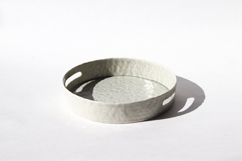 Serving Tray with Handles - Seafoam