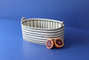 Pinched Basket - Stripes