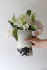 Oval Splatter Vase - Seafoam