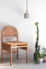 Herringbone Plug-In Pendant - White