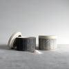 Herringbone Salt Cellar - Matte Black