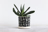 Round Pinched Planter with Plate - Brick