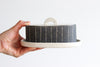 Herringbone Butter Dish - Matte Black