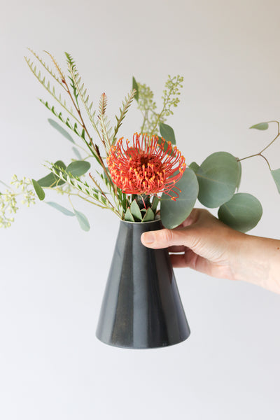 Give Take Bud Vase - Black