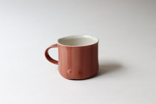 Mini Mug with Stripes - Terra Cotta