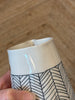 Herringbone Creamer - White - SECOND