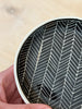 Herringbone Spoon Rest  - Black - SECOND