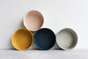 Everyday Pinched Serving Bowl with Stripes