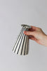 Pinched Candlestick Holder - Stripes
