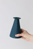 Pinched Candlestick Holder - Deep Ocean