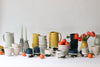 Pinched Candlestick Holder - Stripes