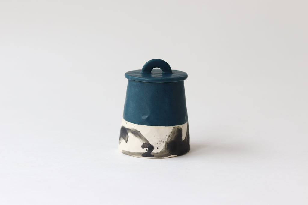 Splatter Sugar Jar
