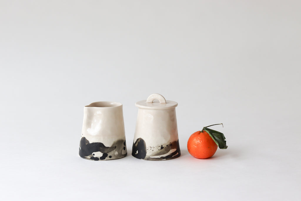 Splatter Creamer + Sugar Set - Summer Sweet