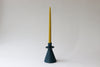 Pinched Candlestick Holder - Deep Ocean