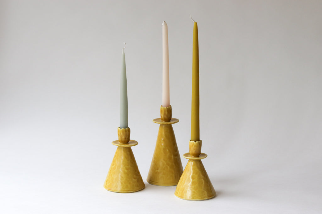 Pinched Candlestick Holder - Daybreak