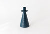 Pinched Candlestick Holder - Deep Ocean - SECOND