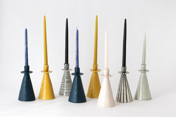 Everyday Pinched Candlestick Holder