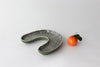 Arch Pinched Tray - Kelp #1