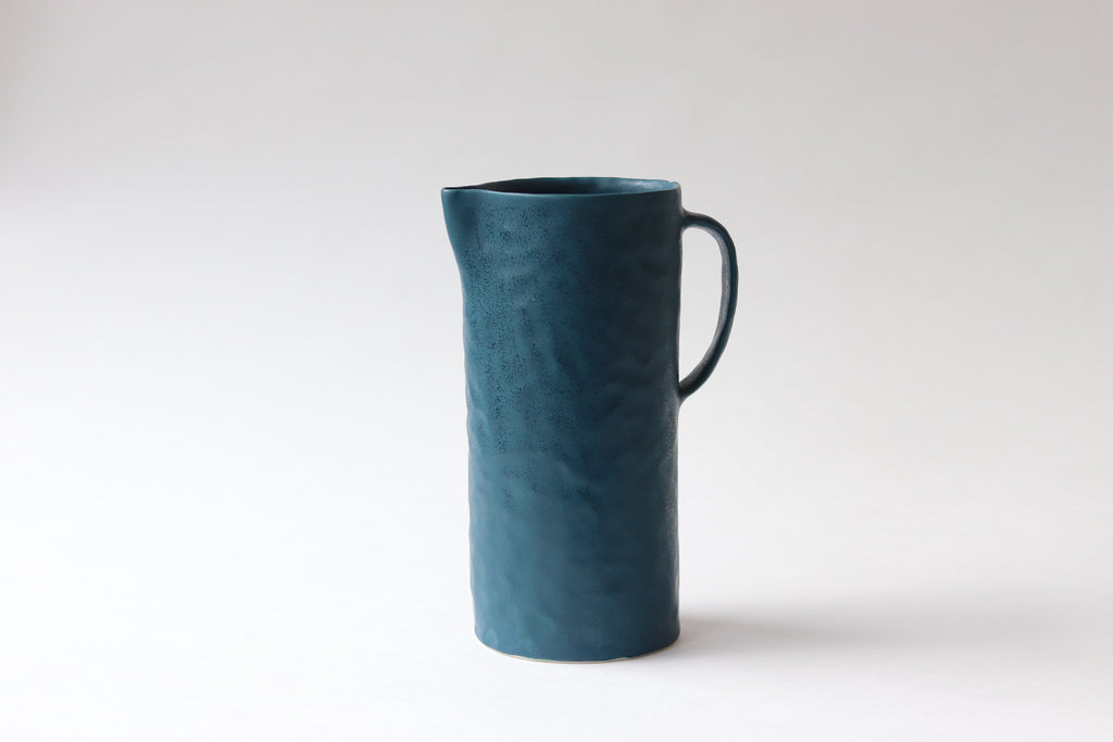 Everyday Pinched Pitcher - Deep Ocean