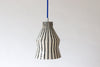 Pinstripe Pendant Swag Light - Sky