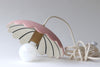 Flower Burst Pendant Swag Light - Dusty Rose