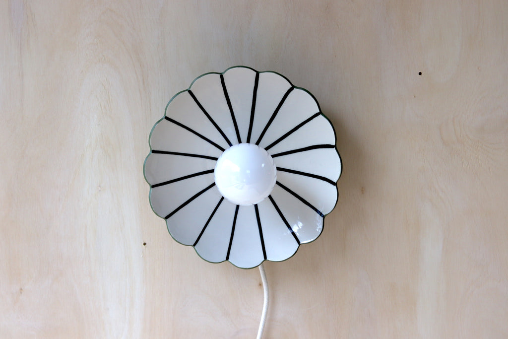 Flower Burst Wall Sconce - Kelp