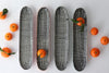 Long Oval Pinched Tray - Rust