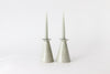 Pinched Candlestick Holder - Seafoam