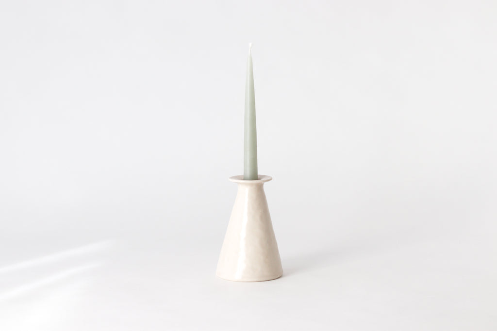 Pinched Candlestick Holder - Summer Sweet