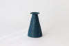 Pinched Candlestick Holder - Deep Ocean