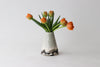 Pinched Splatter Bud Vase - Seafoam