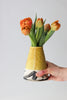Pinched Splatter Bud Vase - Daybreak