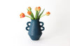 Pinched Vase - Deep Ocean