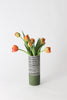 Tall Pinched Vase - Kelp
