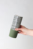 Tall Pinched Vase - Kelp