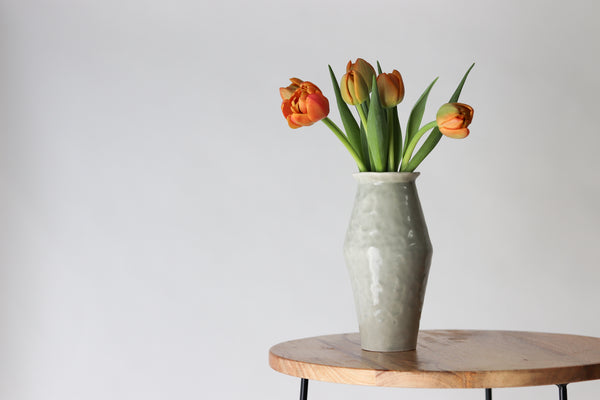 Everyday Pinched Vase - Seafoam