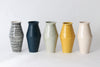 Everyday Pinched Vase - Stripes