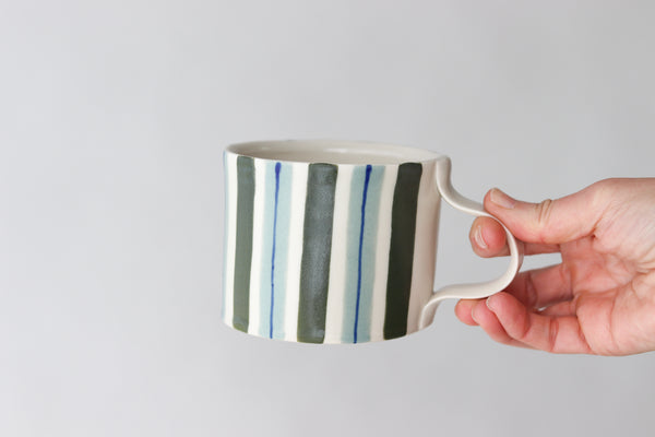 Color Play Mug - Kelp, Turquoise, Cobalt
