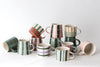 Line Play Mug - Rust, Sage Green, Olive
