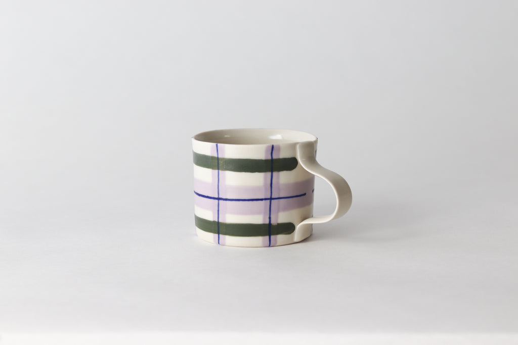 Line Play Mug - Lavender + Kelp