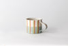 Line Play Mug - Turquoise, Olive, Cherry