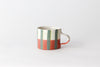 Line Play Mug - Rust, Sage Green, Olive